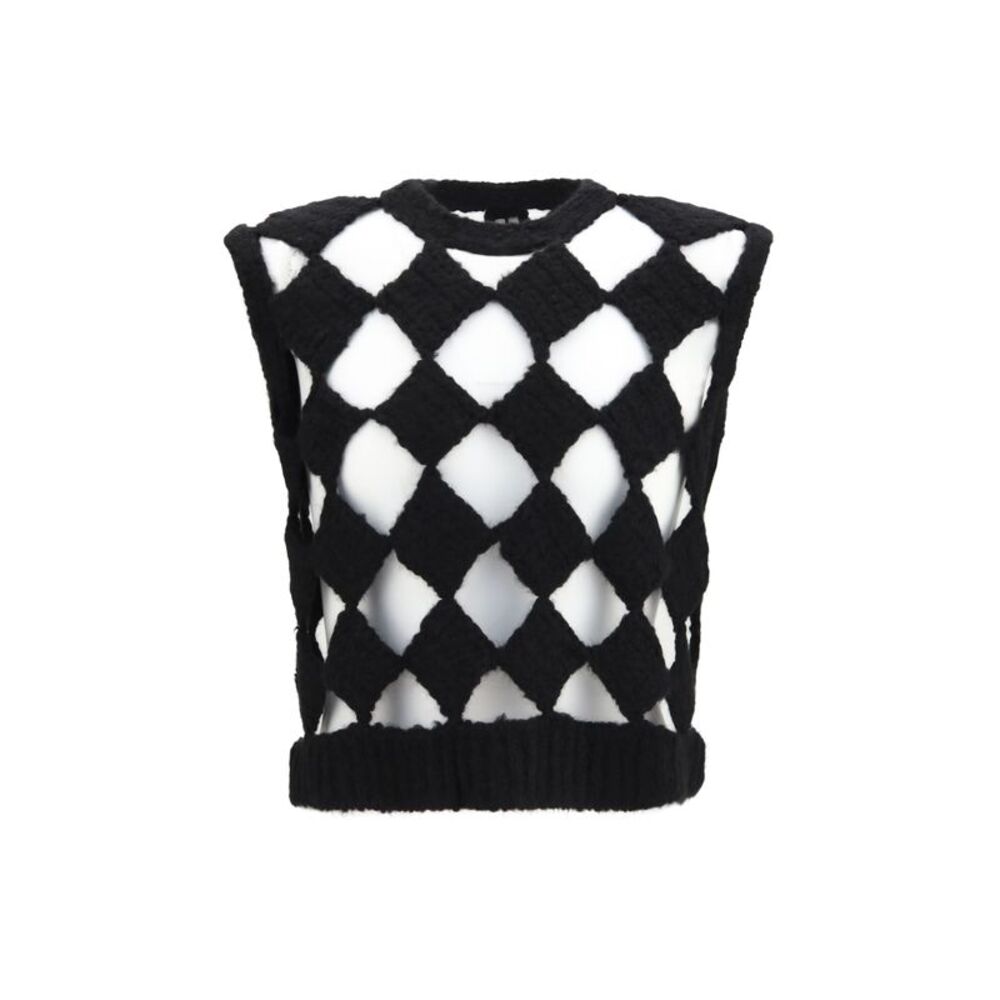 Rick Owens Men Open Knit Vest